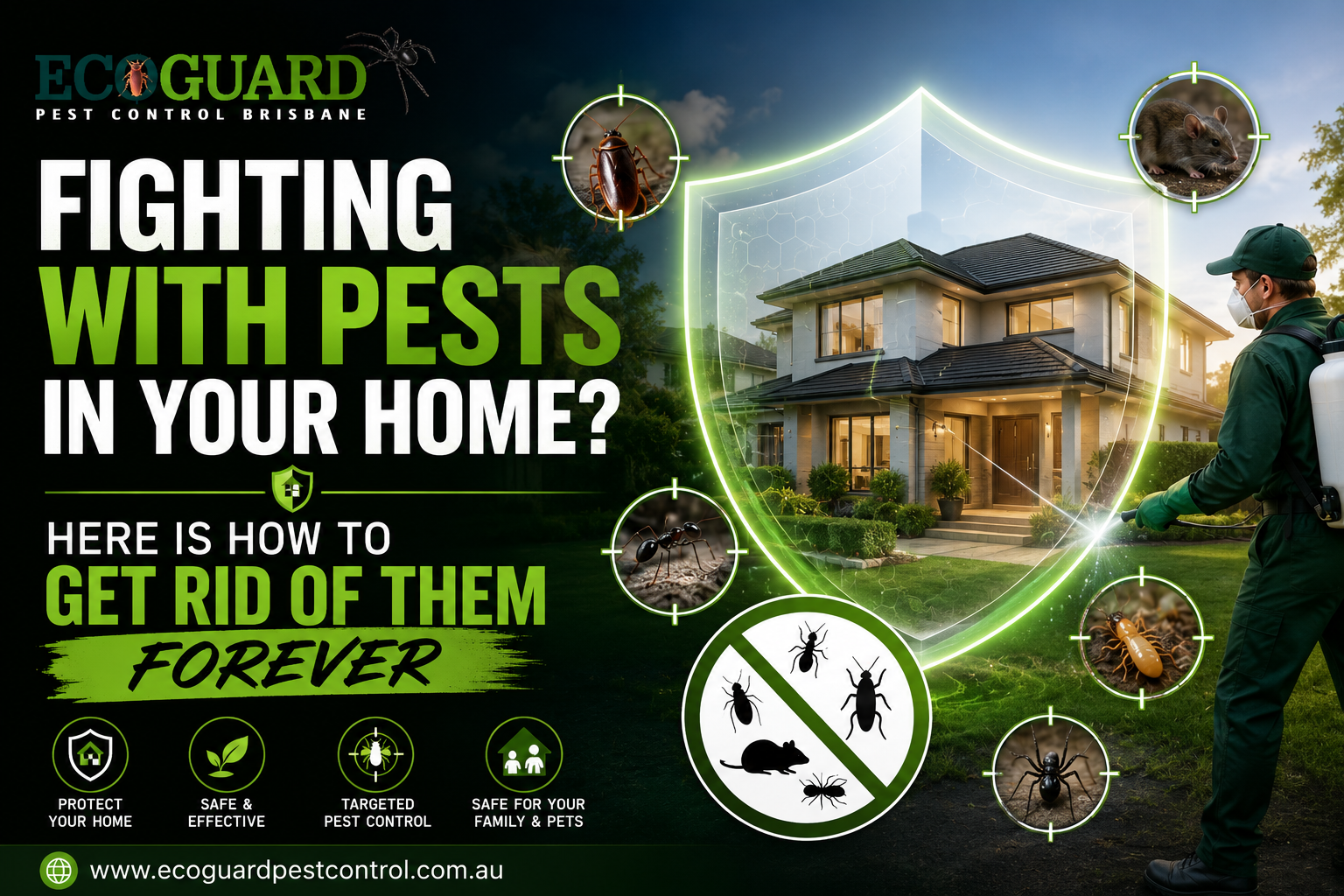 Fighting with pests in your home? Here is how to get rid of them forever