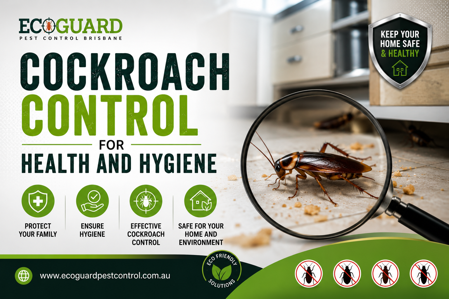 Cockroach Control for Health and Hygiene