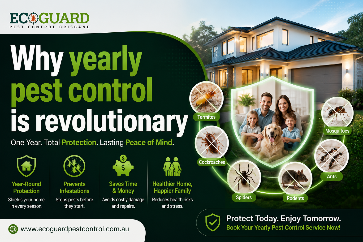 Why yearly pest control is revolutionary