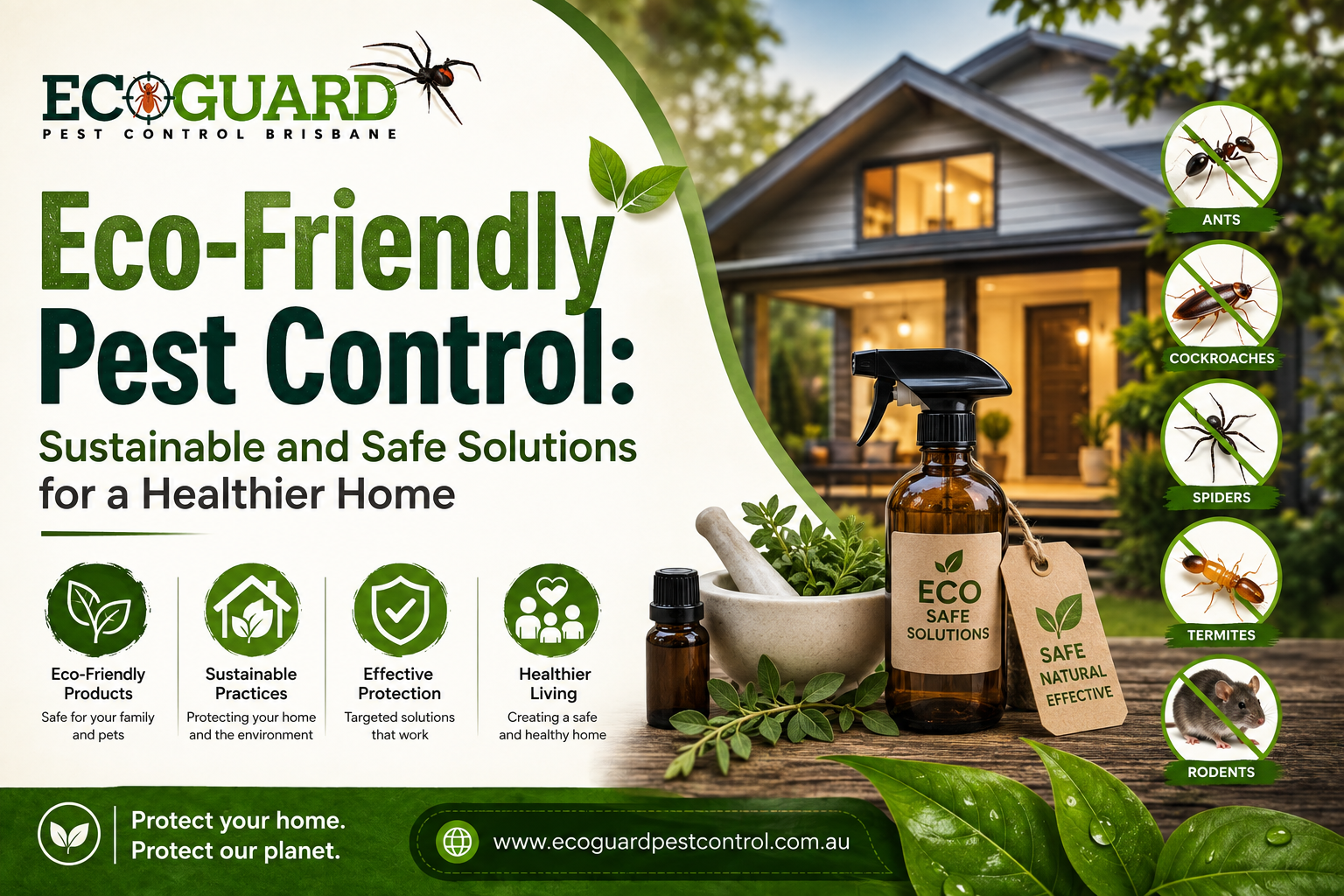 Eco-Friendly Pest Control: Sustainable and Safe Solutions for a Healthier Home