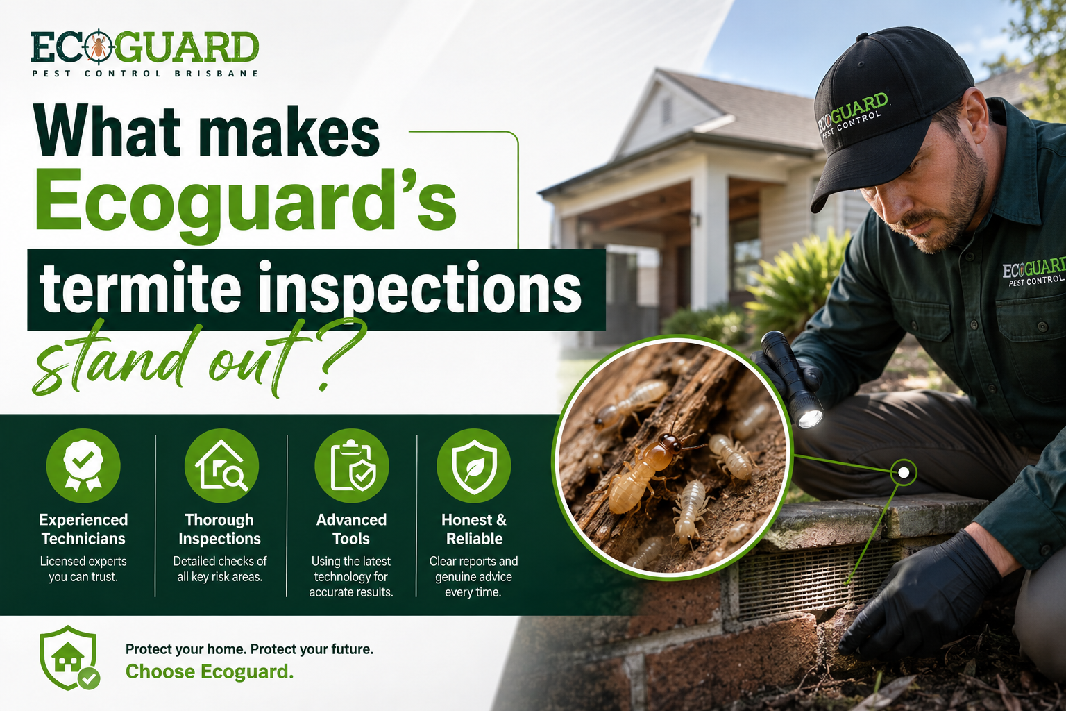 What makes Ecoguard’s termite inspections stand out