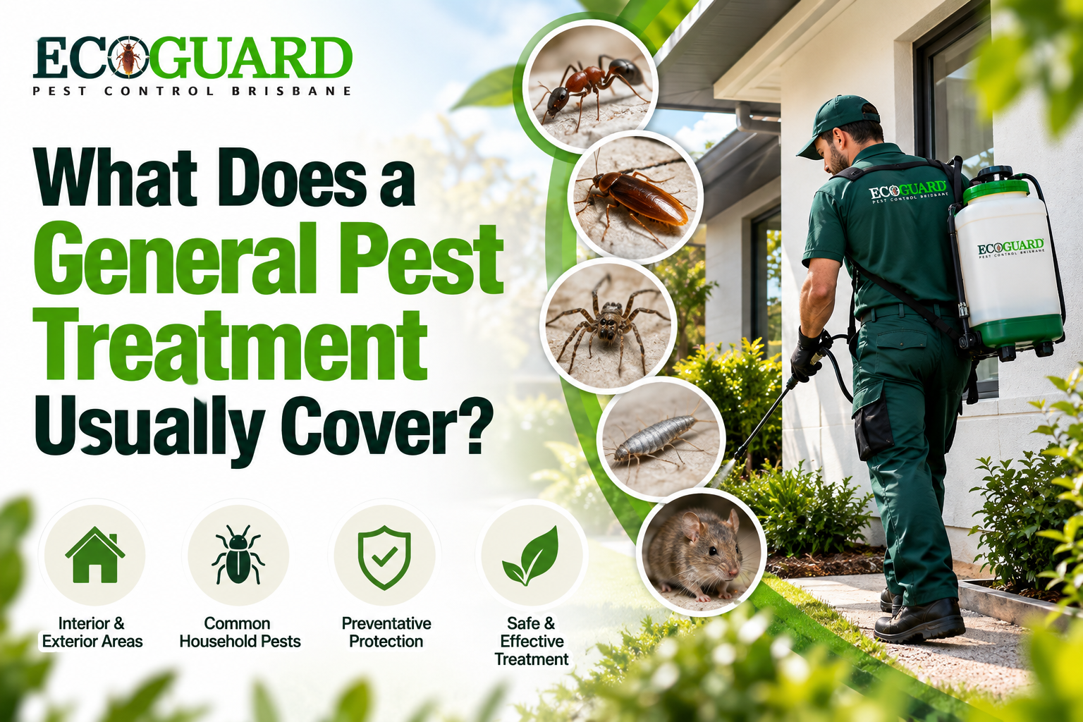 What Does a General Pest Treatment Usually Cover?